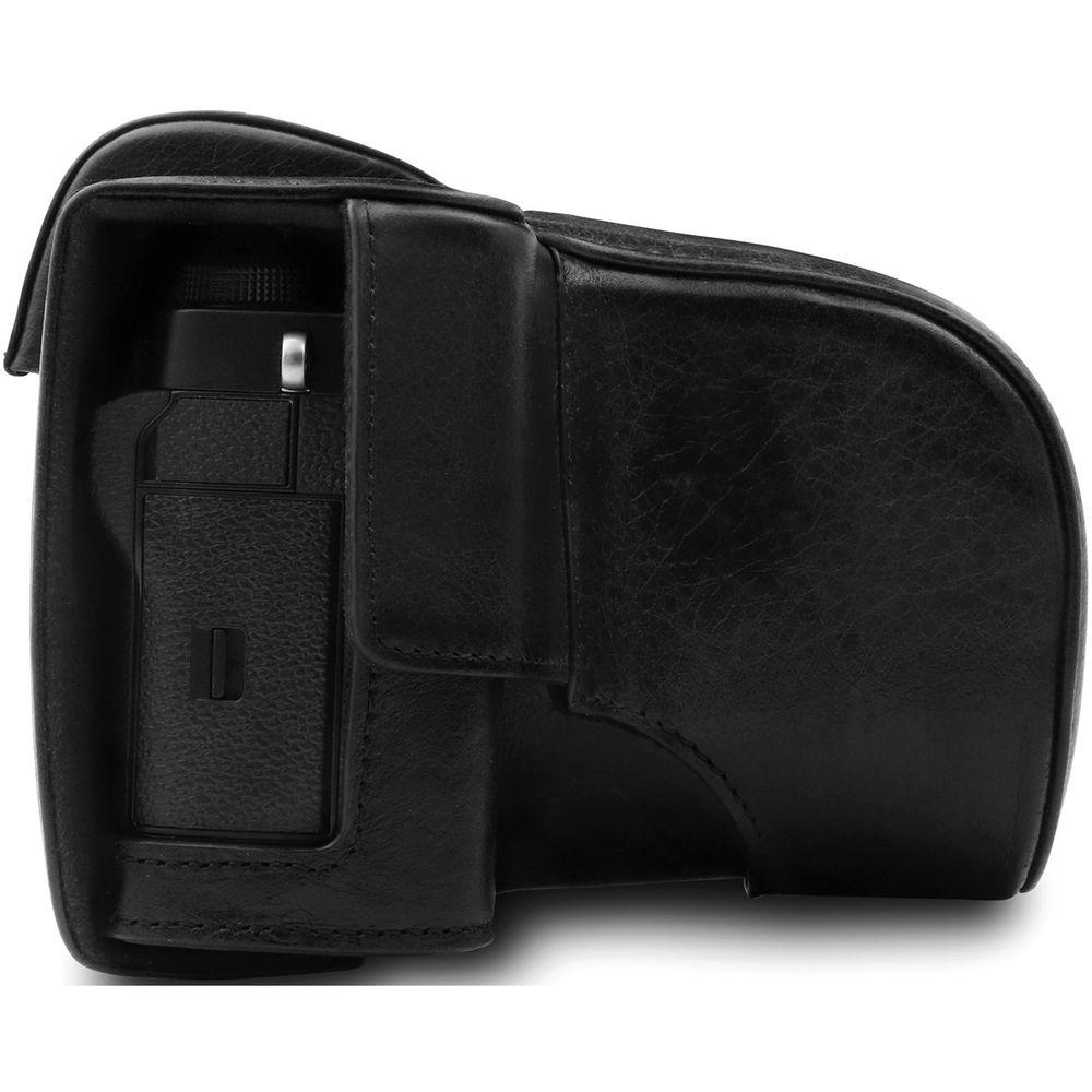 MegaGear Ever Ready Leather Case & Strap for Fujifilm X-T3 with XF 23, 56, or 18-55mm Lens