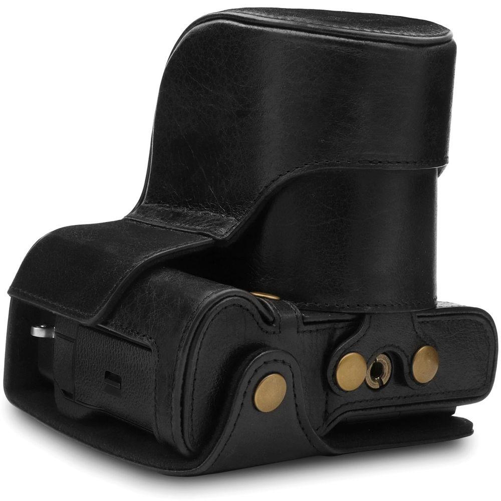 MegaGear Ever Ready Leather Case & Strap for Fujifilm X-T3 with XF 23, 56, or 18-55mm Lens