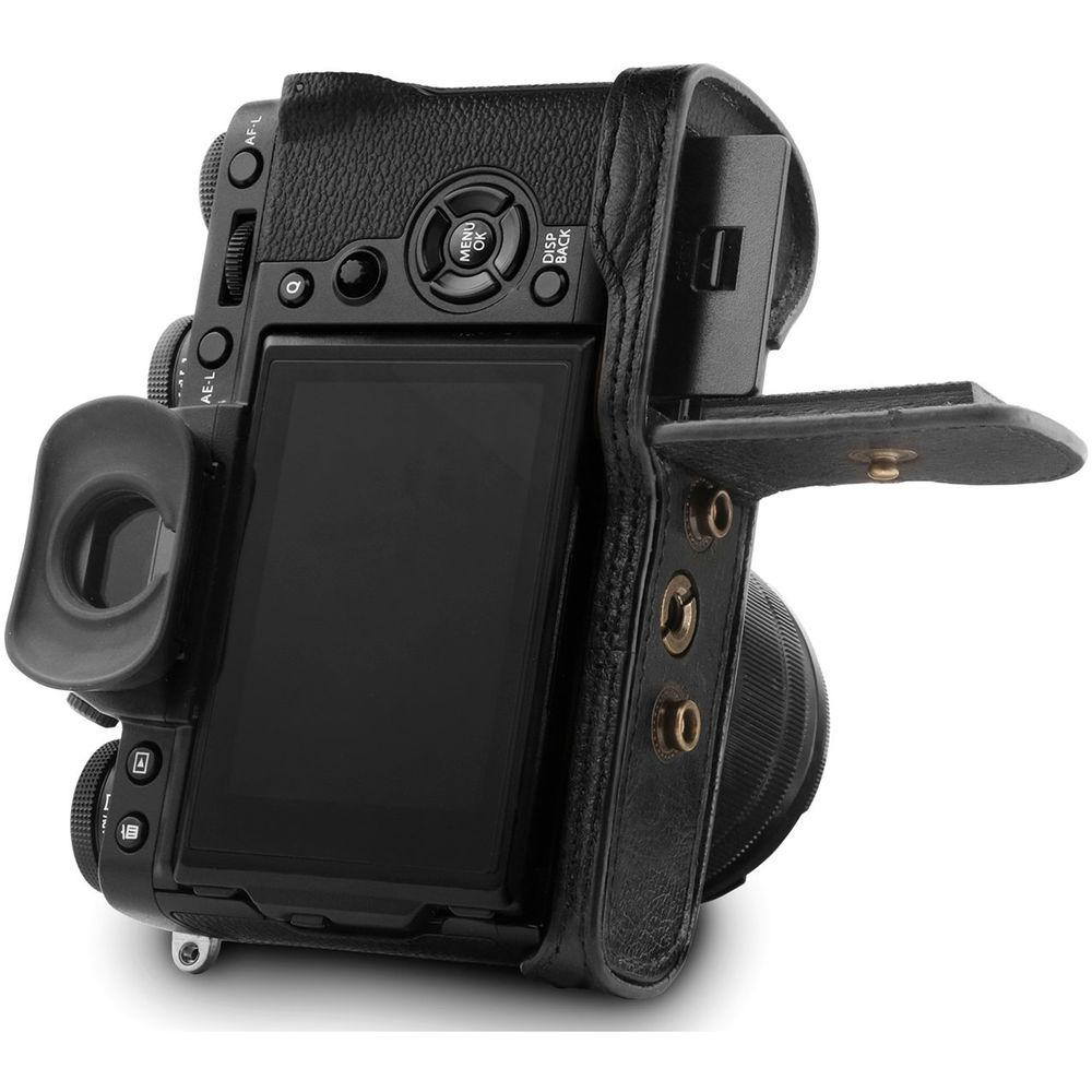 MegaGear Ever Ready Leather Case & Strap for Fujifilm X-T3 with XF 23, 56, or 18-55mm Lens