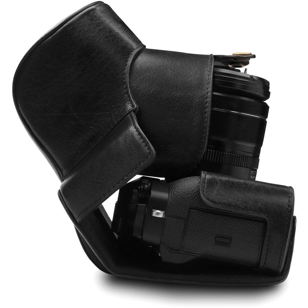 MegaGear Ever Ready Leather Case & Strap for Fujifilm X-T3 with XF 23, 56, or 18-55mm Lens