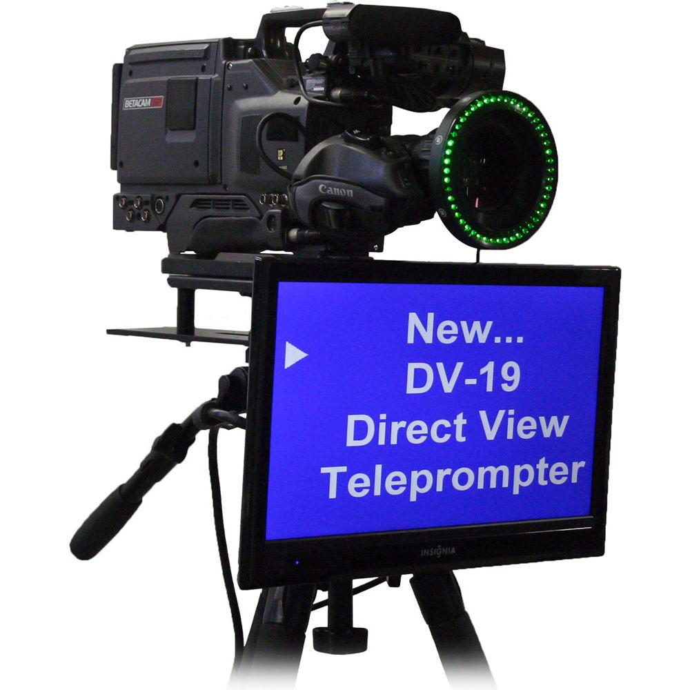 Mirror Image Direct View LCD Prompter with Software