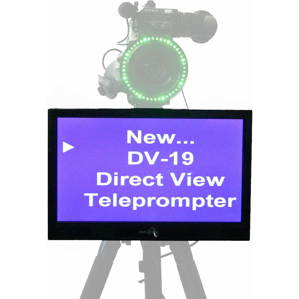 Mirror Image Direct View LCD Prompter with Software