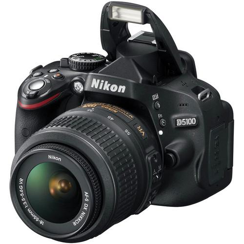 Nikon D5100 Digital SLR Camera With 18-55mm f 3.5-5.6G VR Lens - Refurbished