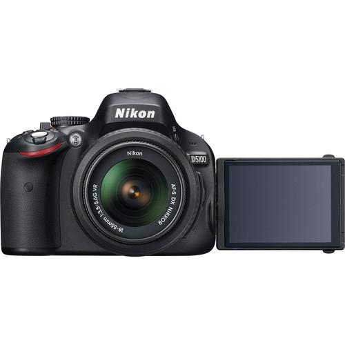 Nikon D5100 Digital SLR Camera With 18-55mm f 3.5-5.6G VR Lens - Refurbished