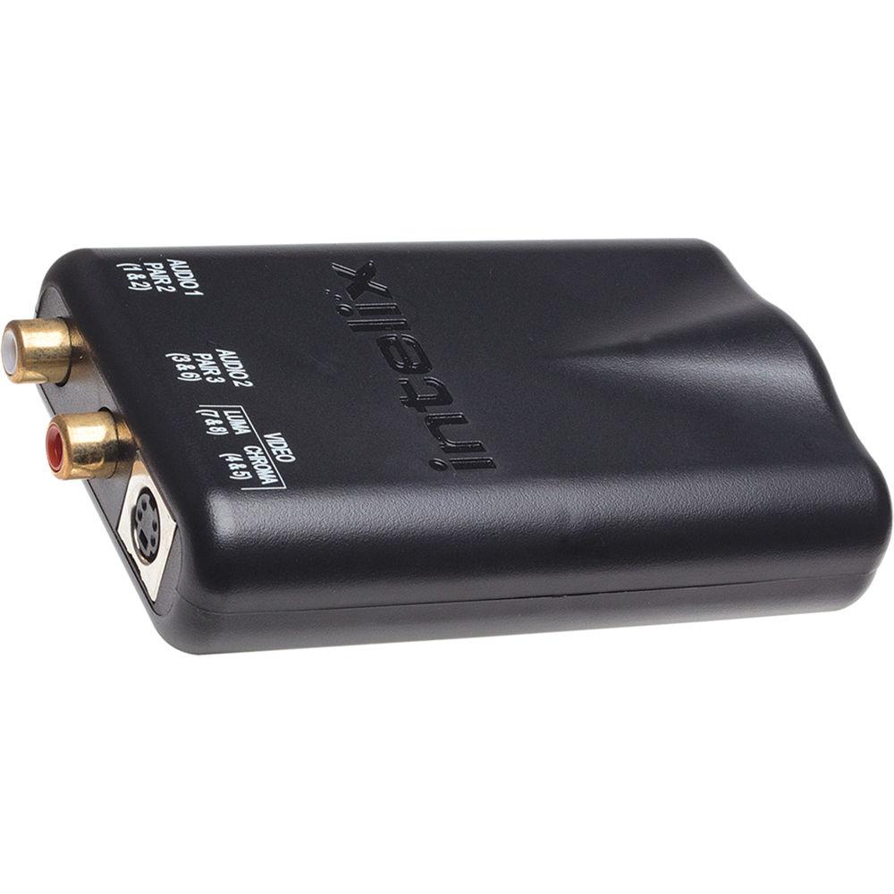 Intelix AVO-SVA2-F Cat-5 Stereo Audio and S-Video Modular Balun