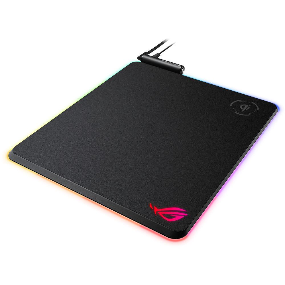 ASUS ROG Balteus Qi Wireless Charging RGB Hard Gaming Mouse Pad