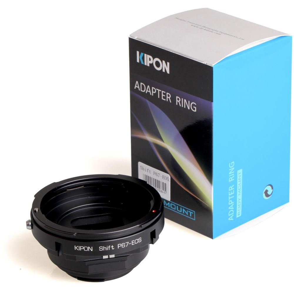 KIPON Shift Lens Mount Adapter for Pentax 67 Lens to Canon EF-Mount Camera