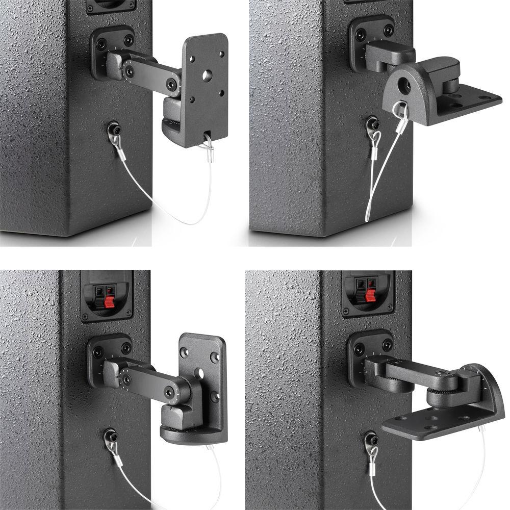 LD Systems Multi-Angle Wall Mount Bracket for SAT Installation Speakers