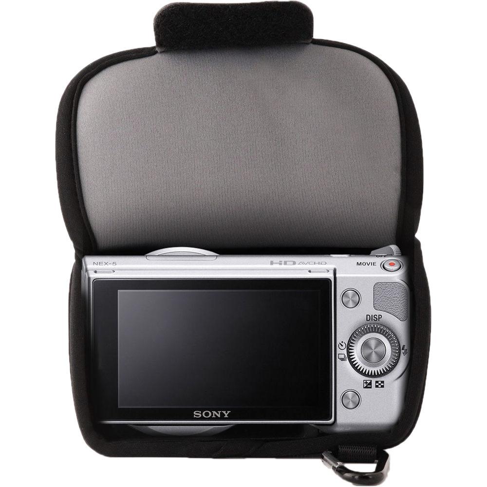 MegaGear Ultra-Light Neoprene Case for Sony Alpha NEX-5R, NEX-5N, or NEX-5 with 16-50mm
