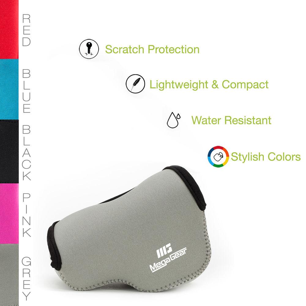 MegaGear Ultra-Light Neoprene Case for Sony Alpha NEX-5R, NEX-5N, or NEX-5 with 16-50mm