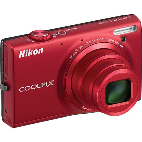 Nikon Coolpix S6100 Digital Camera - Refurbished