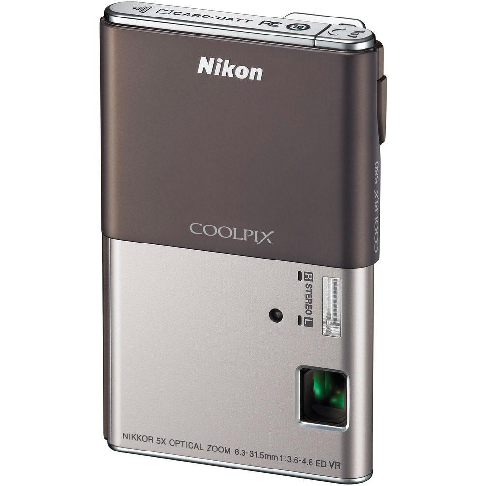Nikon CoolPix S80 Digital Camera - Refurbished
