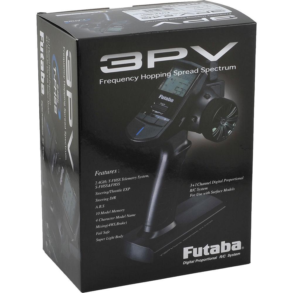 Futaba 3Pv 3-Channel 2.4Ghz Fhss S-Fhss Radio System W R304Sb Receiver