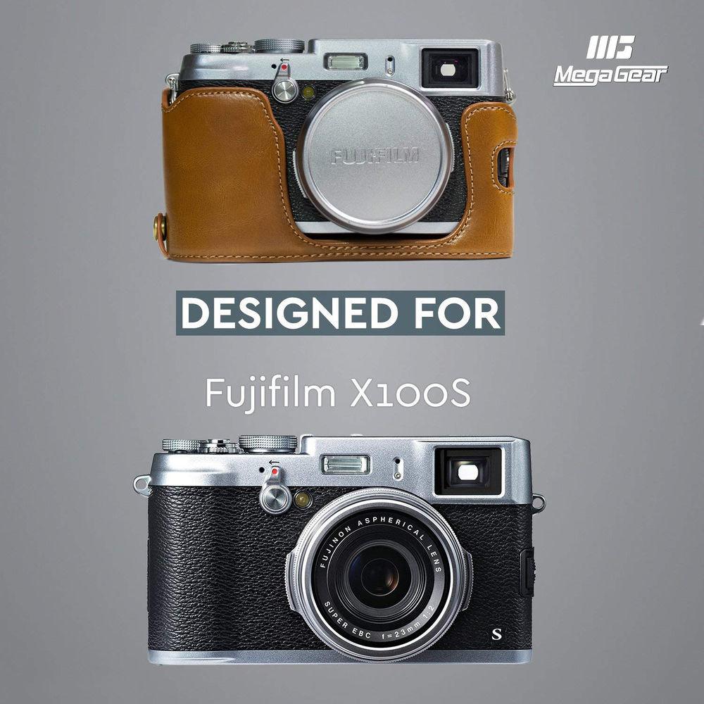 MegaGear Ever Ready PU Leather Half Case for Fujifilm X100S