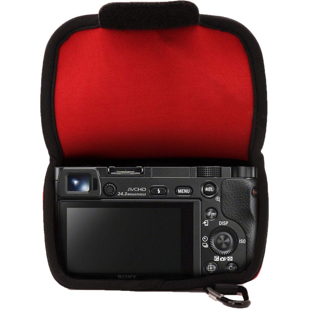 MegaGear Ultra-Light Neoprene Case for Sony Alpha NEX-F3, NEX-7, or NEX-6 with 16-50mm