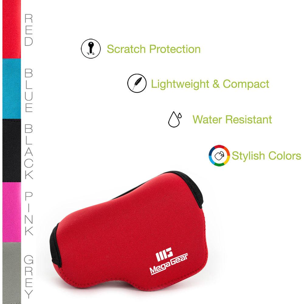 MegaGear Ultra-Light Neoprene Case for Sony Alpha NEX-F3, NEX-7, or NEX-6 with 16-50mm