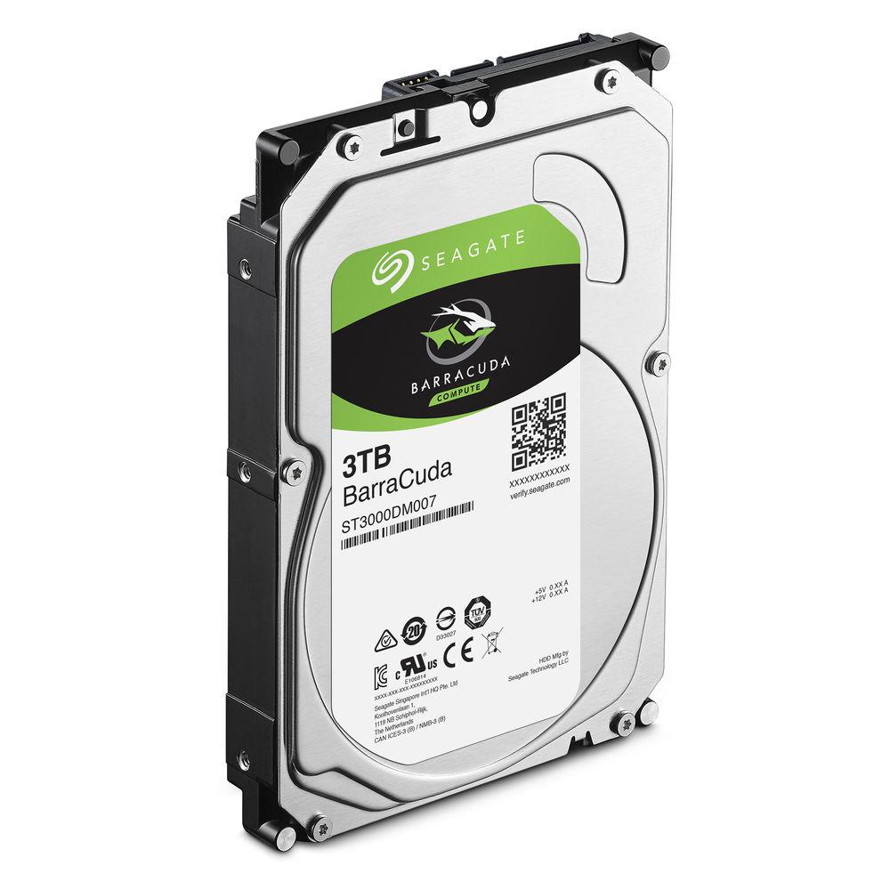 Seagate 3TB BarraCuda 5400 rpm SATA 3.5" Internal HDD