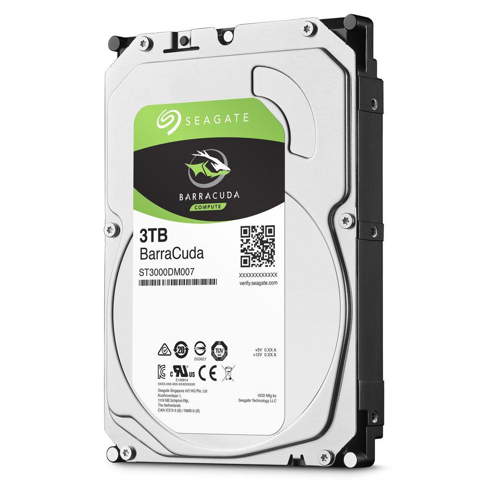 Seagate 3TB BarraCuda 5400 rpm SATA 3.5" Internal HDD