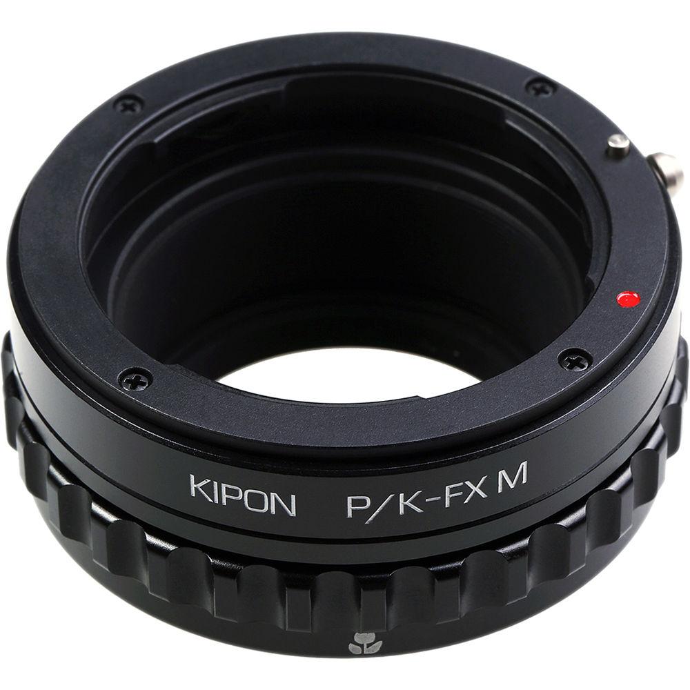 KIPON Lens Mount Adapter for Pentax K Lens to FUJIFILM X-Mount Camera with Helicoid Adapter