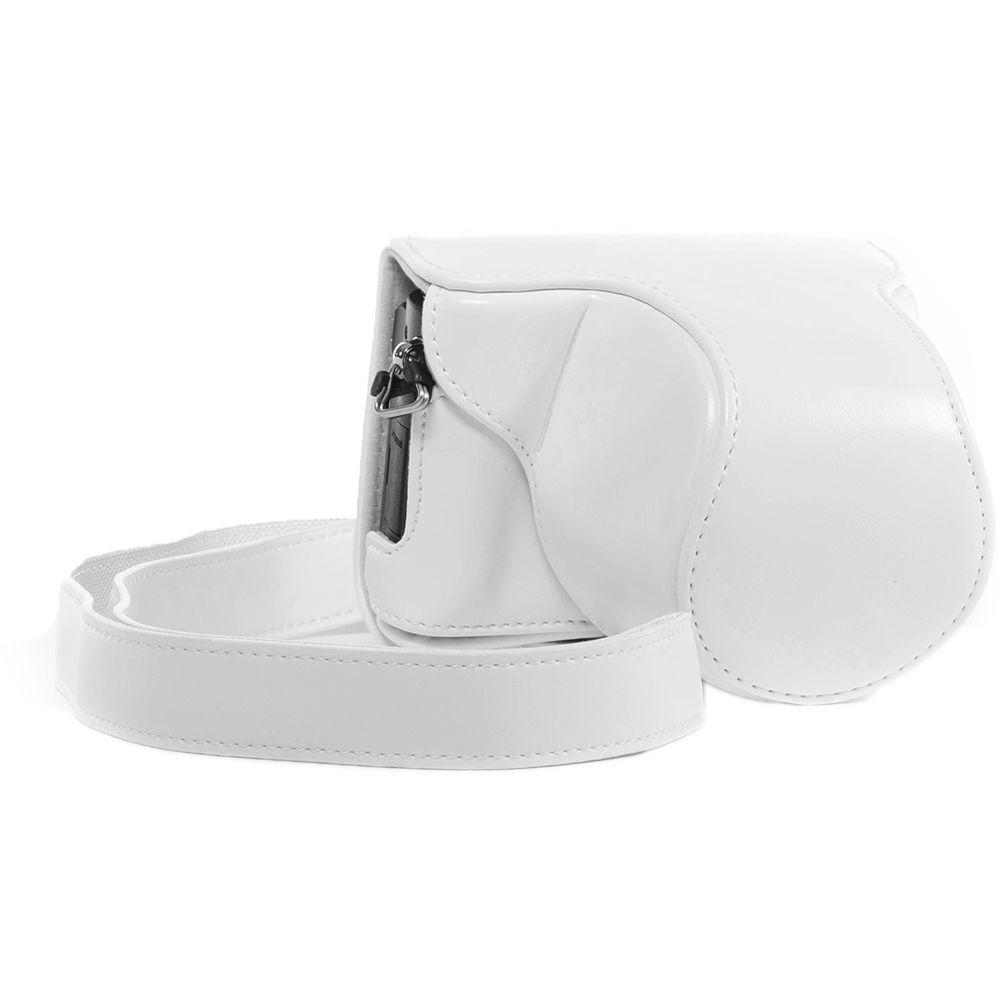 MegaGear Ever Ready PU Leather Case and Strap for Panasonic LUMIX DMC-GM1 with 12-32mm Lens