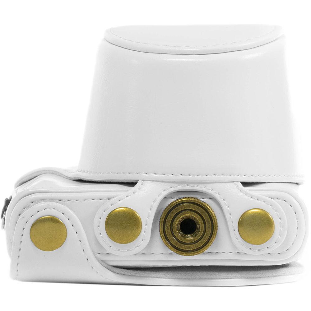 MegaGear Ever Ready PU Leather Case and Strap for Panasonic LUMIX DMC-GM1 with 12-32mm Lens