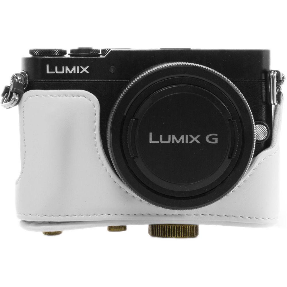 MegaGear Ever Ready PU Leather Case and Strap for Panasonic LUMIX DMC-GM1 with 12-32mm Lens