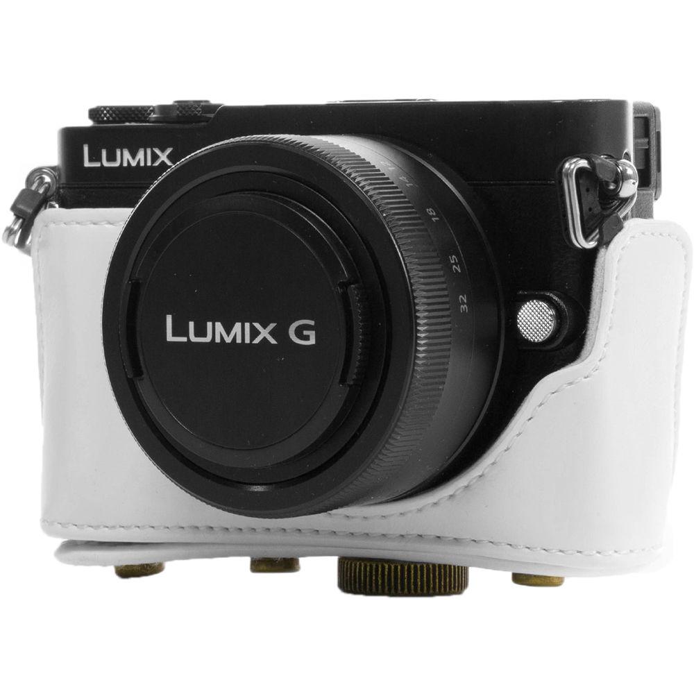 MegaGear Ever Ready PU Leather Case and Strap for Panasonic LUMIX DMC-GM1 with 12-32mm Lens