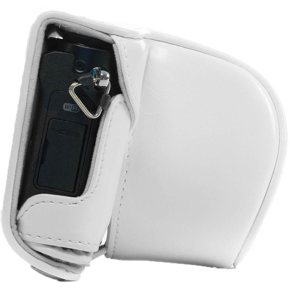 MegaGear Ever Ready PU Leather Case and Strap for Panasonic LUMIX DMC-GM1 with 12-32mm Lens