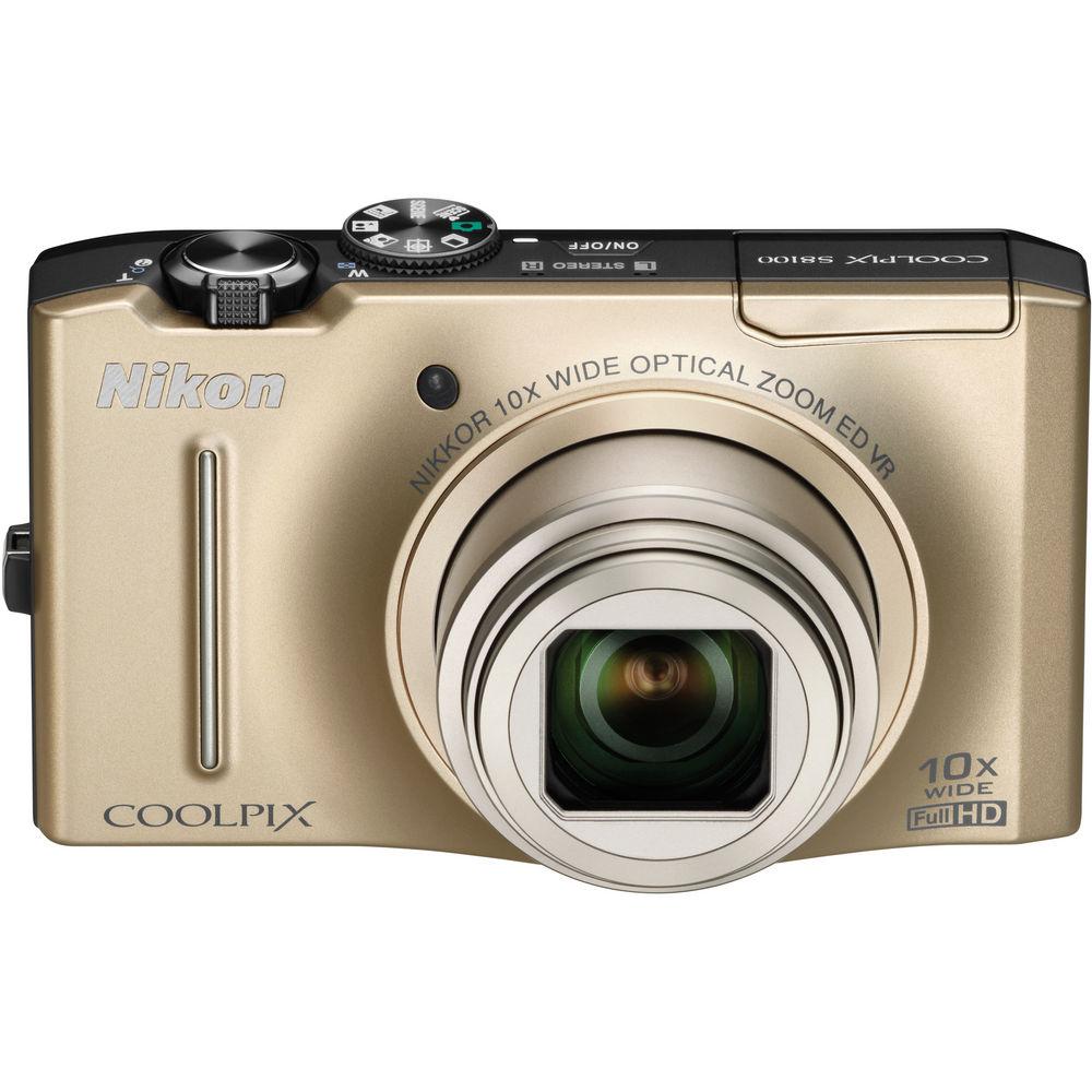 Nikon CoolPix S8100 Digital Camera - Refurbished