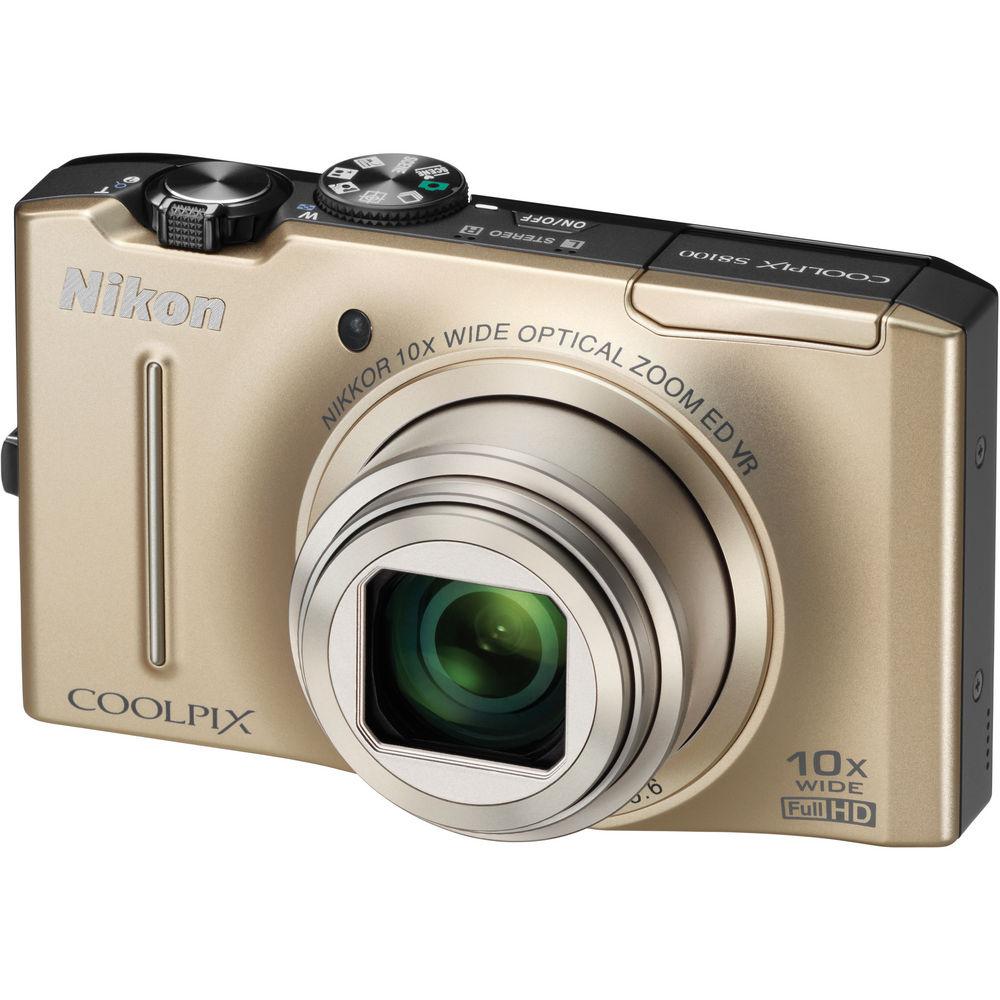 Nikon CoolPix S8100 Digital Camera - Refurbished
