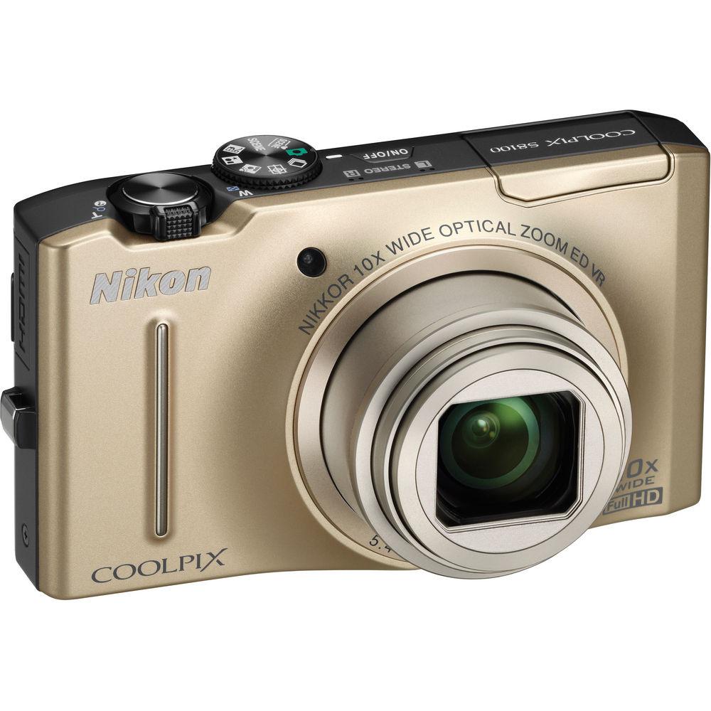 Nikon CoolPix S8100 Digital Camera - Refurbished