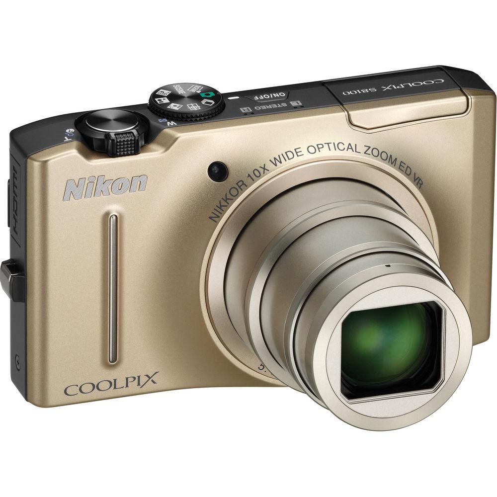 Nikon CoolPix S8100 Digital Camera - Refurbished