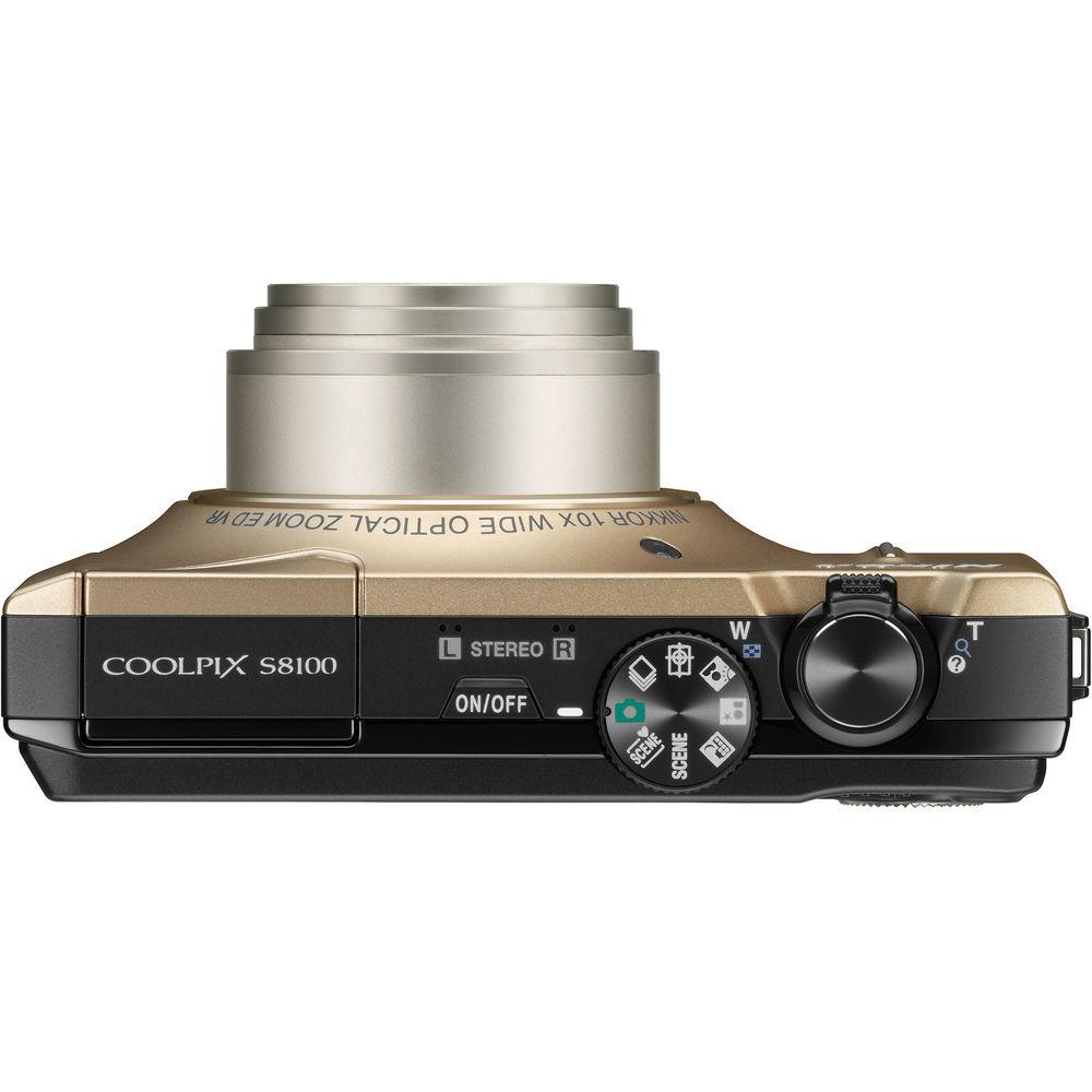Nikon CoolPix S8100 Digital Camera - Refurbished