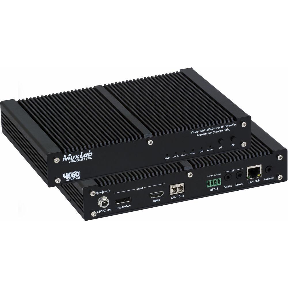 MuxLab AV over IP 4K 60 Uncompressed Fiber Transmitter, MuxLab, AV, over, IP, 4K, 60, Uncompressed, Fiber, Transmitter