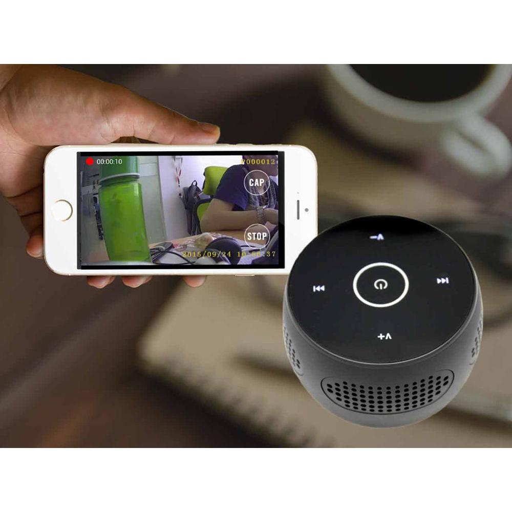 BrickHouse Security 1080p Wi-Fi HD Spy Cam Bluetooth Speakers Camera