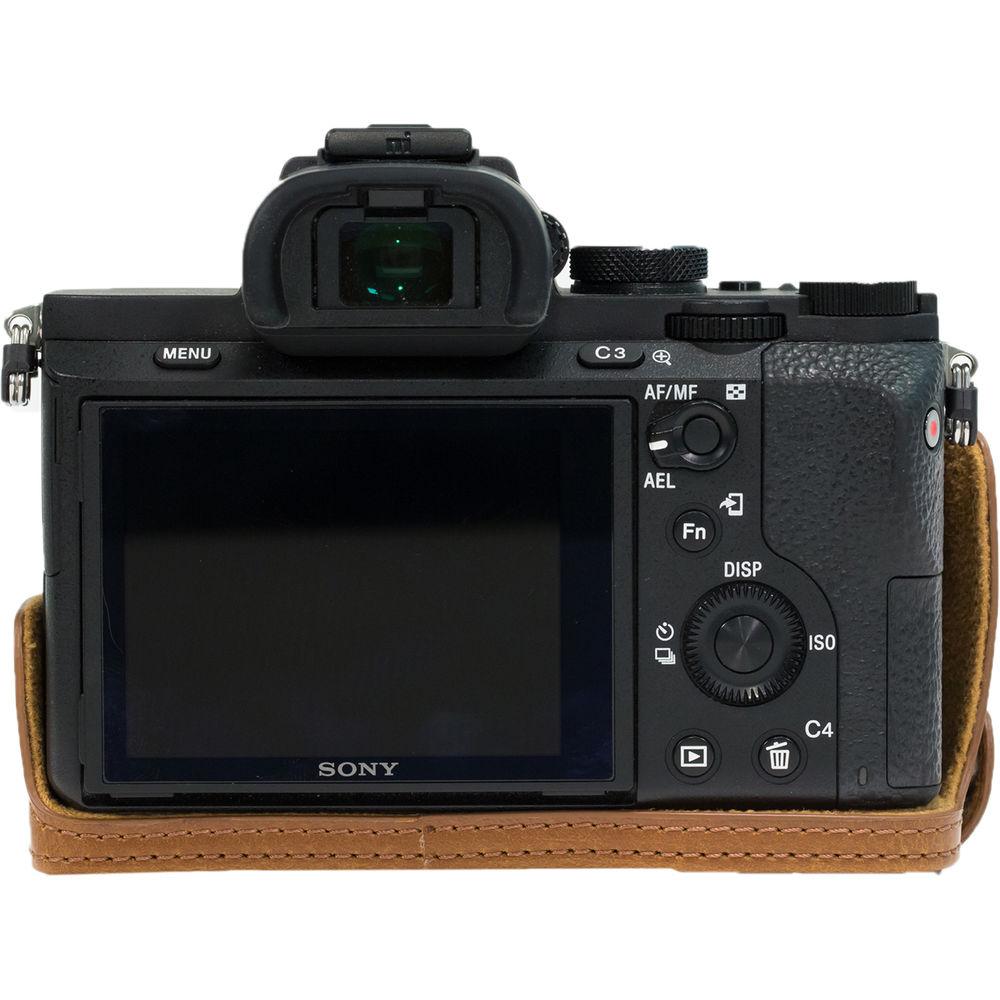 MegaGear Ever Ready PU Leather Case & Strap for a7S II, a7R II, a7 II with 28-70mm