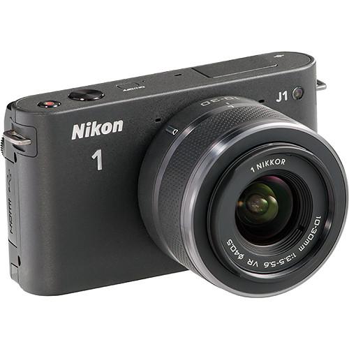 Nikon 1 J1 Mirrorless Digital Camera with 10-30mm VR Zoom Lens - Refurbished