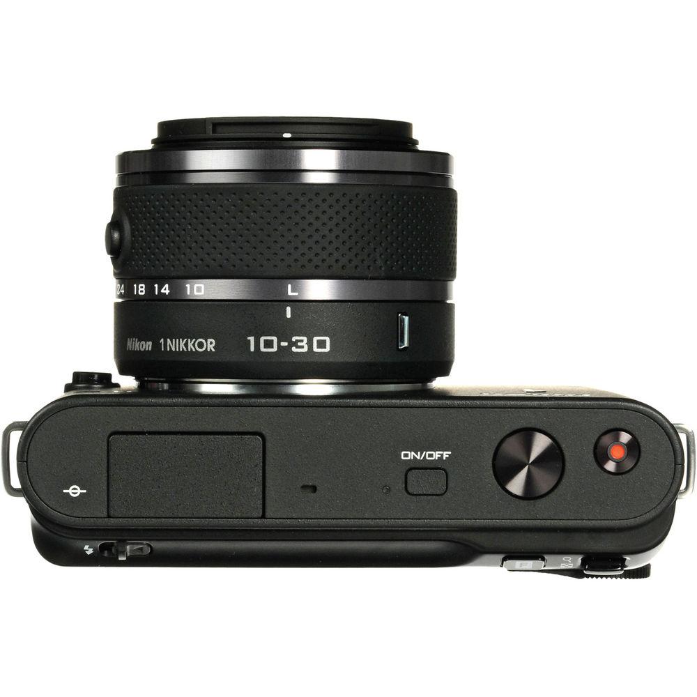 Nikon 1 J1 Mirrorless Digital Camera with 10-30mm VR Zoom Lens - Refurbished