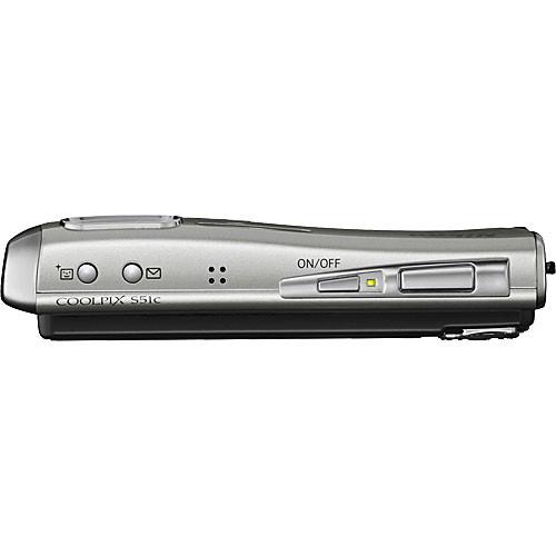 Nikon Coolpix S51c, 8.1 Megapixel, 3x Optical 4x Digital Zoom, Digital Camera - Refurbished