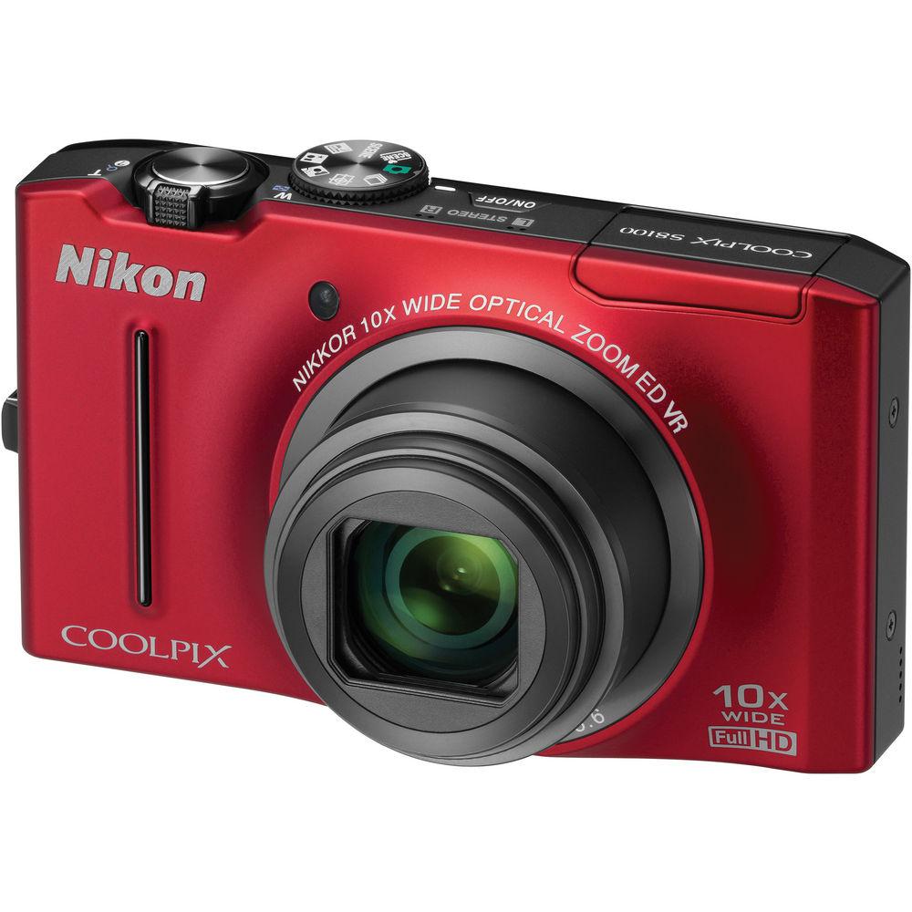 Nikon CoolPix S8100 Digital Camera - Refurbished