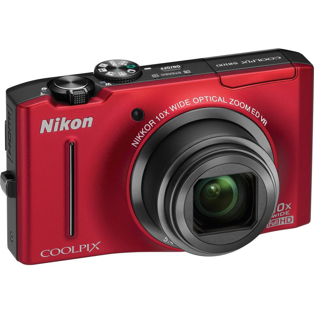 Nikon CoolPix S8100 Digital Camera - Refurbished