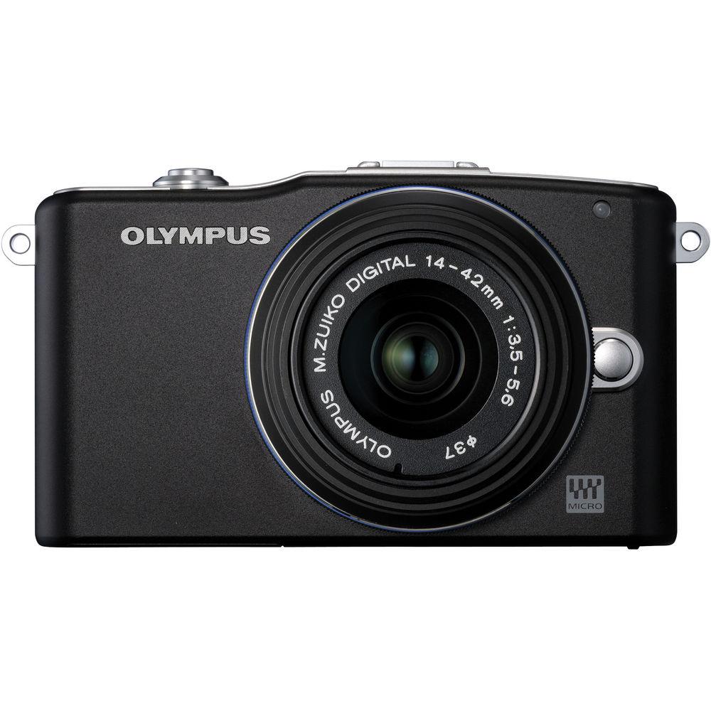 Olympus E-PM1 Mirrorless Micro Four Thirds Digital Camera with 14-42mm II Lens - Refurbished