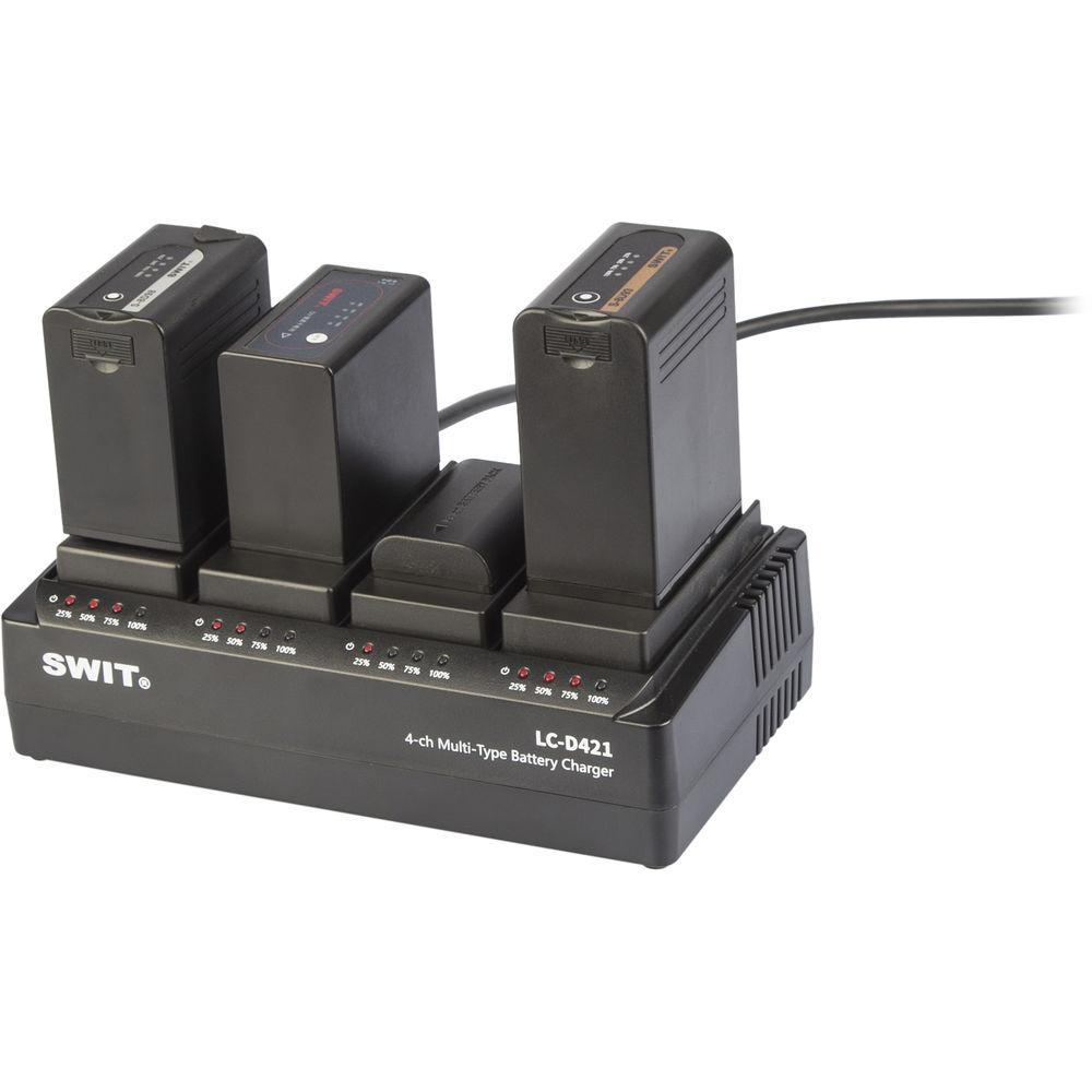 SWIT 4-Ch Simultanoues Chager For The Swit S-8PE6 And Canon LP-E6 Canon 5D 7D, SWIT, 4-Ch, Simultanoues, Chager, Swit, S-8PE6, Canon, LP-E6, Canon, 5D, 7D