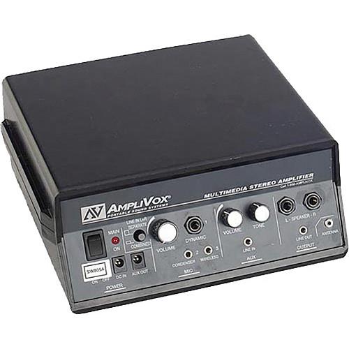 AmpliVox Sound Systems S230A Voice Carrier - Complete Portable PA System in a Rolling Case