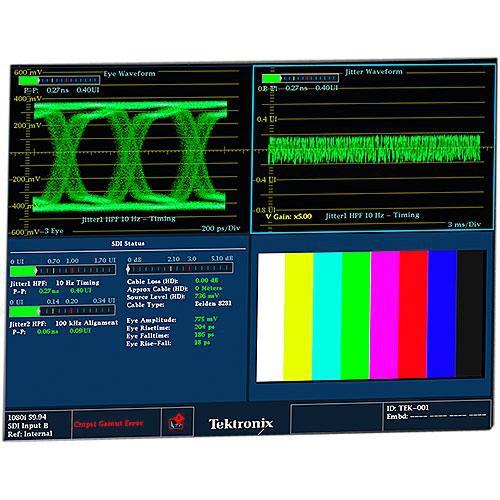 Tektronix WFM7120 Multi-Standard Multi-Format Waveform Monitor