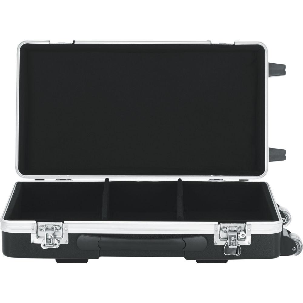 Gator Cases G-MIX-12x24 Rolling ATA Mixer Case with Lockable Recessed Latches and Pull-out Handle