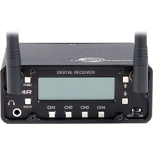 Lectrosonics D4R - Digital 4-Channel Wireless Receiver, Lectrosonics, D4R, Digital, 4-Channel, Wireless, Receiver