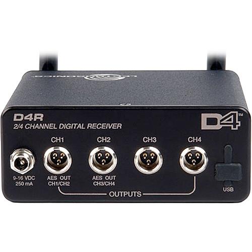 Lectrosonics D4R - Digital 4-Channel Wireless Receiver