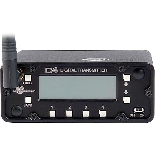 Lectrosonics D4T - Digital 4-Channel Wireless Transmitter, Lectrosonics, D4T, Digital, 4-Channel, Wireless, Transmitter