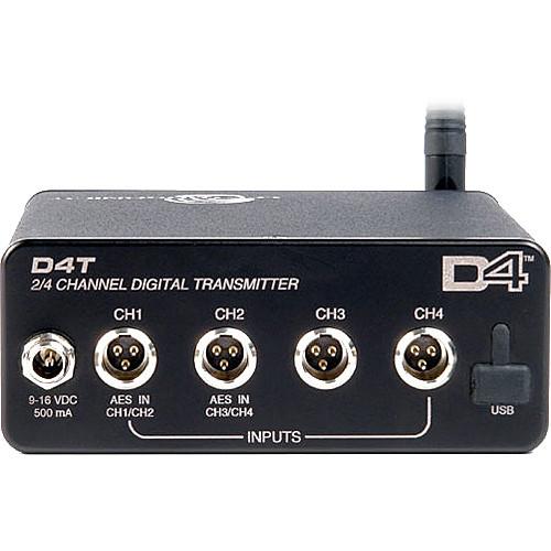Lectrosonics D4T - Digital 4-Channel Wireless Transmitter